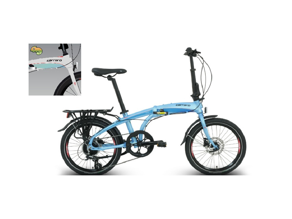 CARRARO 20" FLEXI 108 HD 8V MAVİ YEŞİL BUKALEMUN