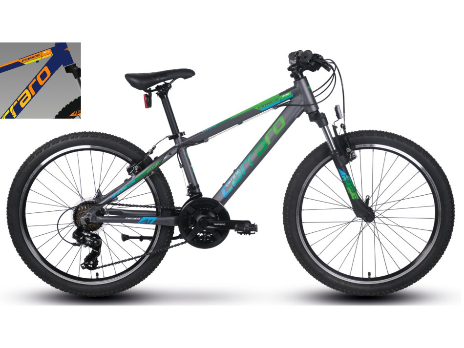 CARRARO 24" FORCE 400 21V. PETROL-KRMZ-TURUNCU