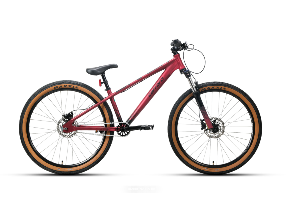 CARRARO 26" BANDIT 1V HD MAT KIRMIZI - SİYAH