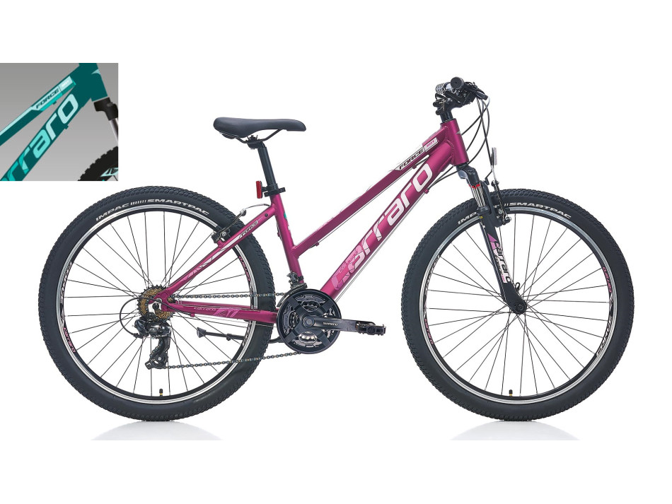 CARRARO 26" FORCE 601 380H 21V. TURKUAZ-BEYAZ