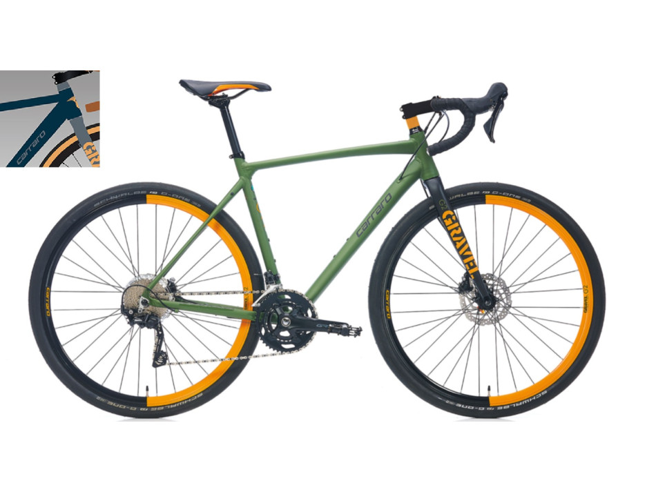 CARRARO 28" GRAVEL G2 480H 20V HD MAVİ-GRİ-TURUNCU