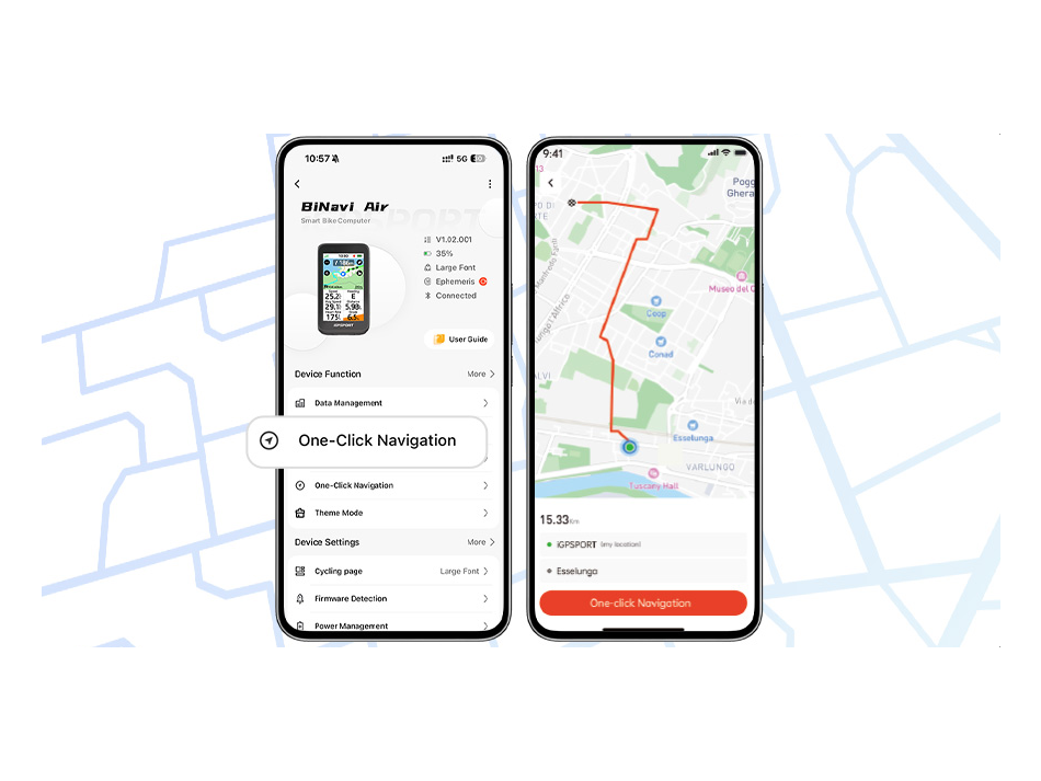 IGPSPORT GPS YOL BİLGİSAYARI BINAVI AIR