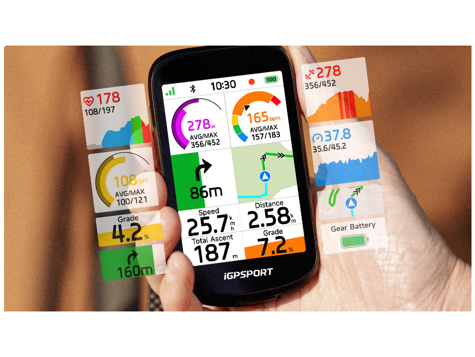 IGPSPORT GPS YOL BİLGİSAYARI BSC500 
