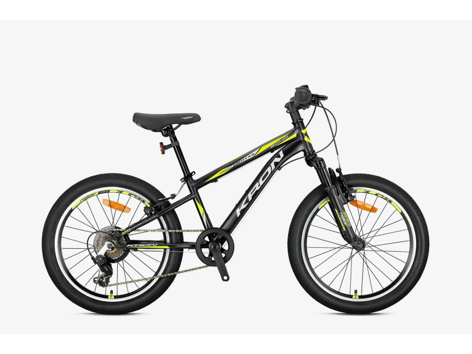 KRON VORTEX 4.0 20 VB 7V MAT SİYAH-GRİ/NEON SARI