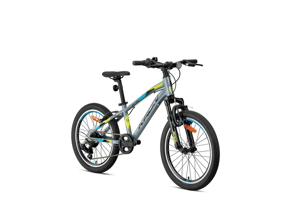 KRON XC75 20 MTB 7VİTES VB NARDO GRİ/SARI-SYH-MAVİ
