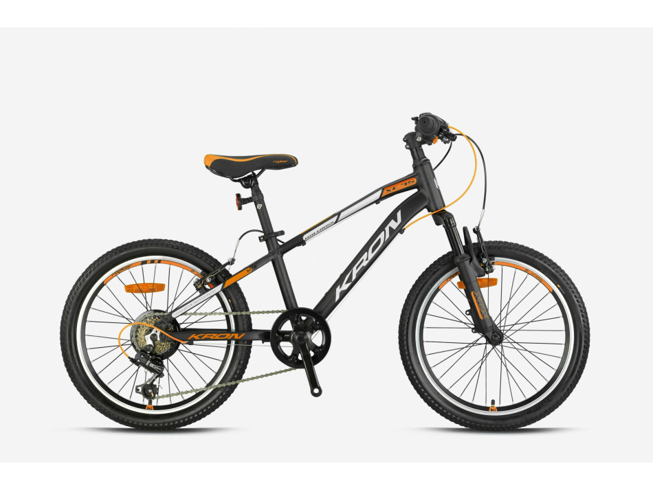 KRON XC75 20 MTB 7VİTES VB SİYAH-GRİ/NEON TURUNCU