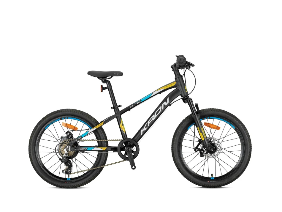 KRON XC75 20 MTB 7VİTES VB SİYAH/SARI-GRİ-MAVİ