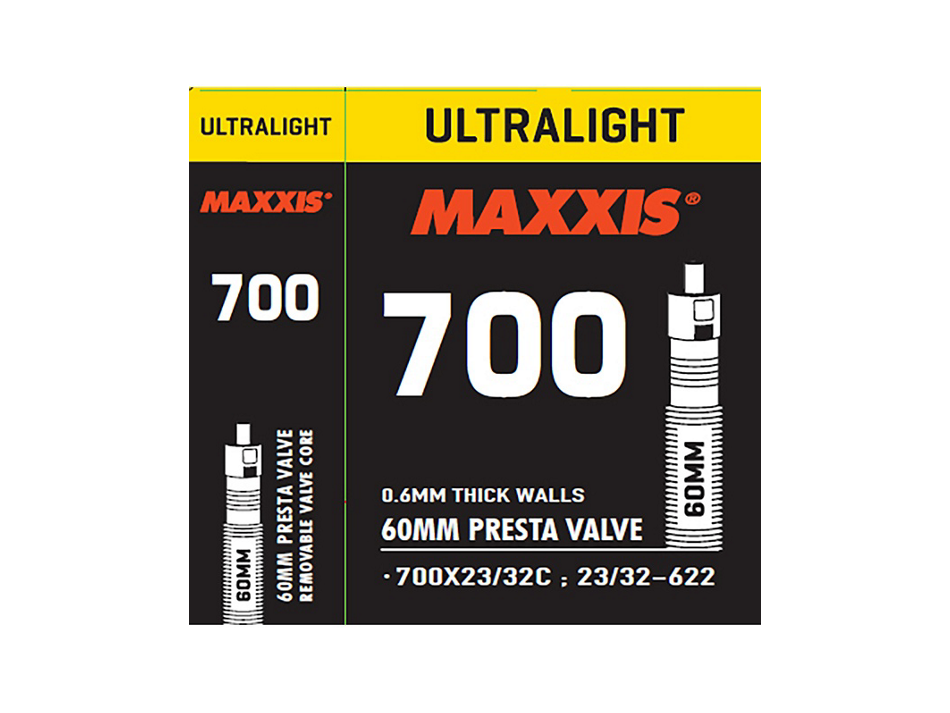 MAXXIS İÇ LASTİK 700X23/32 ULTRALIGHT 60MM PRESTA