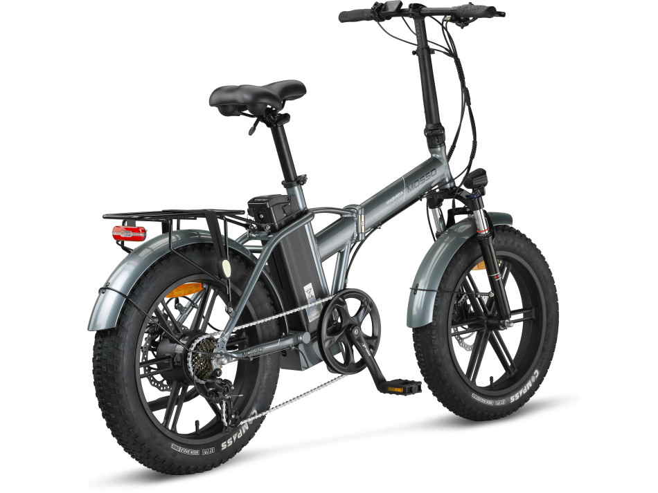 MOSSO 20" MAGNERA E-BIKE 7V HYD PARLAK ANT/BEYAZ