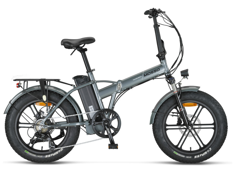 MOSSO 20" MAGNERA E-BIKE 7V HYD PARLAK ANT/BEYAZ