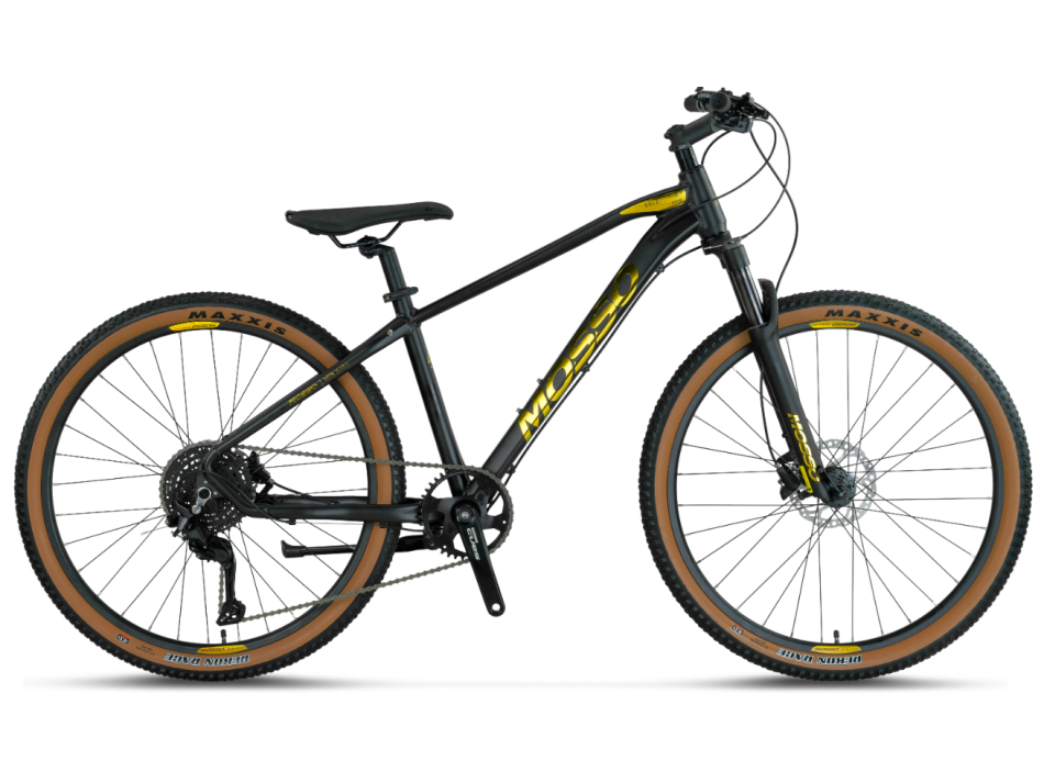 MOSSO 27.5 GOLD EDITION 16 9V HYD MAT SİYAH/GOLD