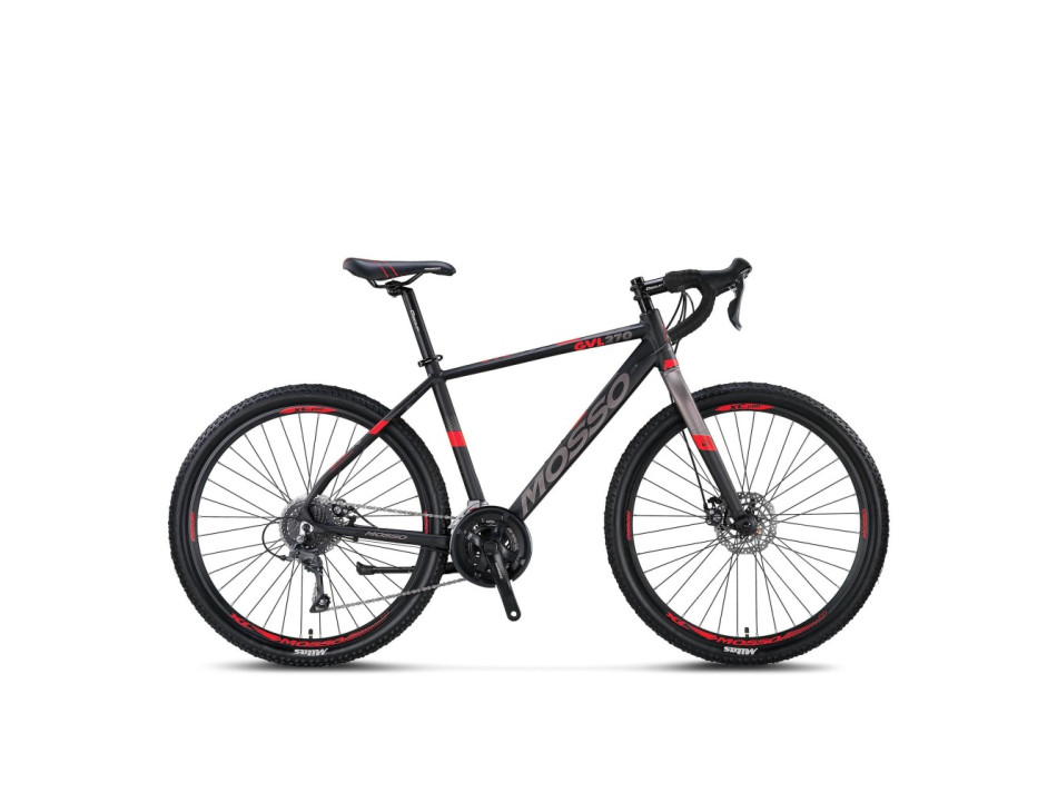 MOSSO GVL270 CLARIS 16  BİSİKLET 43CM SİYAH-KIRMIZ