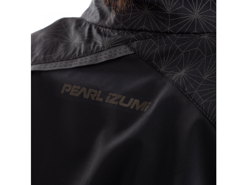 PEARL IZUMI W BIOVIZ BARR JKT BLACK/REFLECTIVE DEC