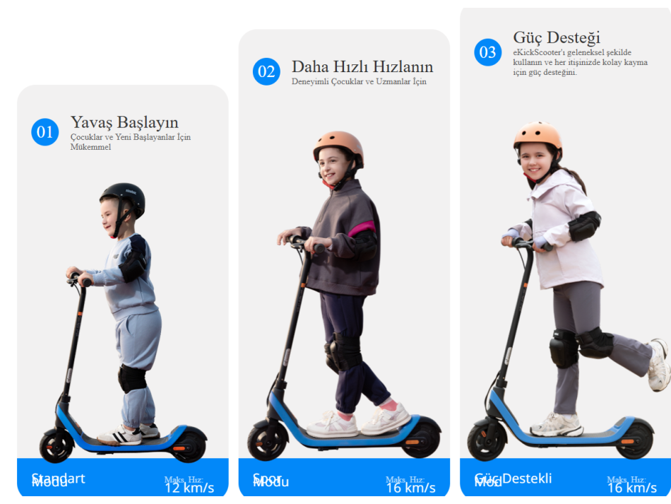 SEGWAY C2 LITE KIDS ELEKTRİKLİ SCOOTER