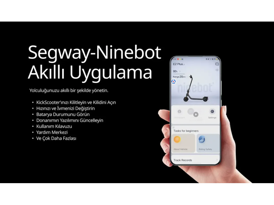 SEGWAY E2 PLUS II ELEKTRİKLİ SCOOTER 