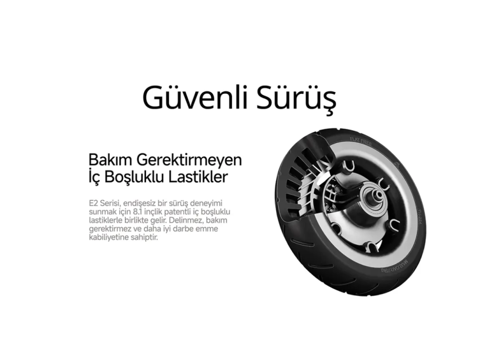 SEGWAY E2 PLUS II ELEKTRİKLİ SCOOTER 