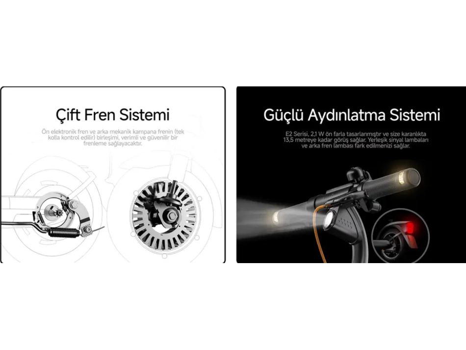 SEGWAY E2 PLUS II ELEKTRİKLİ SCOOTER 