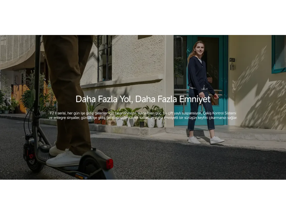 SEGWAY F2 II ELEKTRİKLİ SCOOTER 