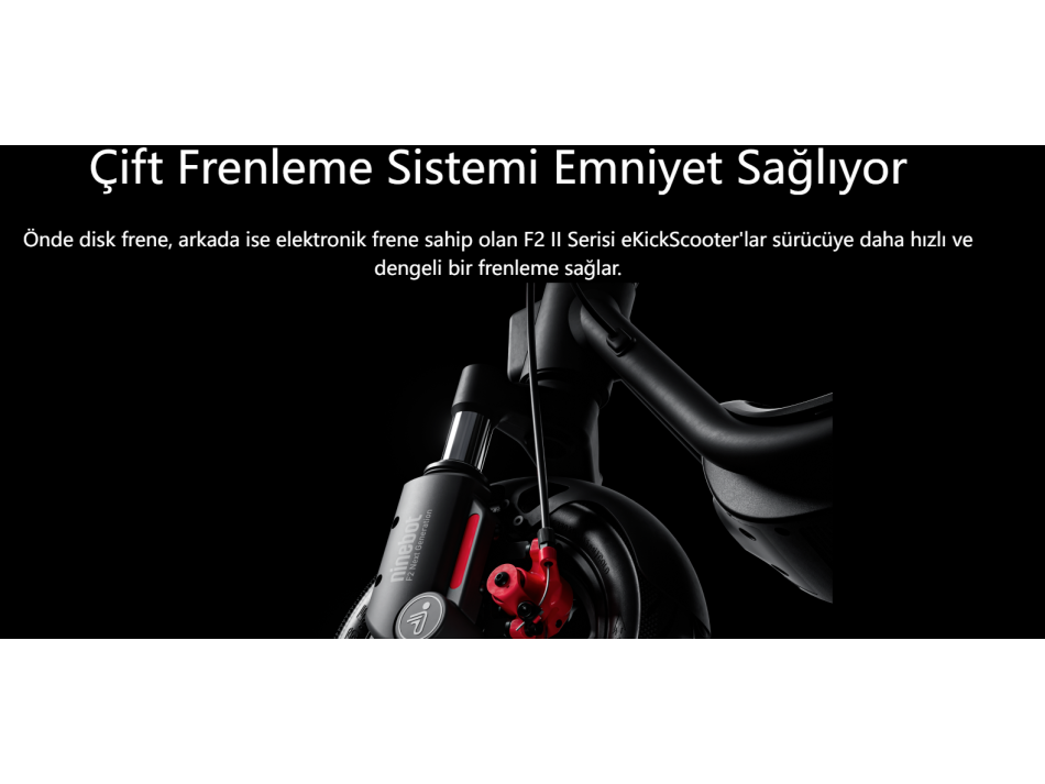 SEGWAY F2 II ELEKTRİKLİ SCOOTER 