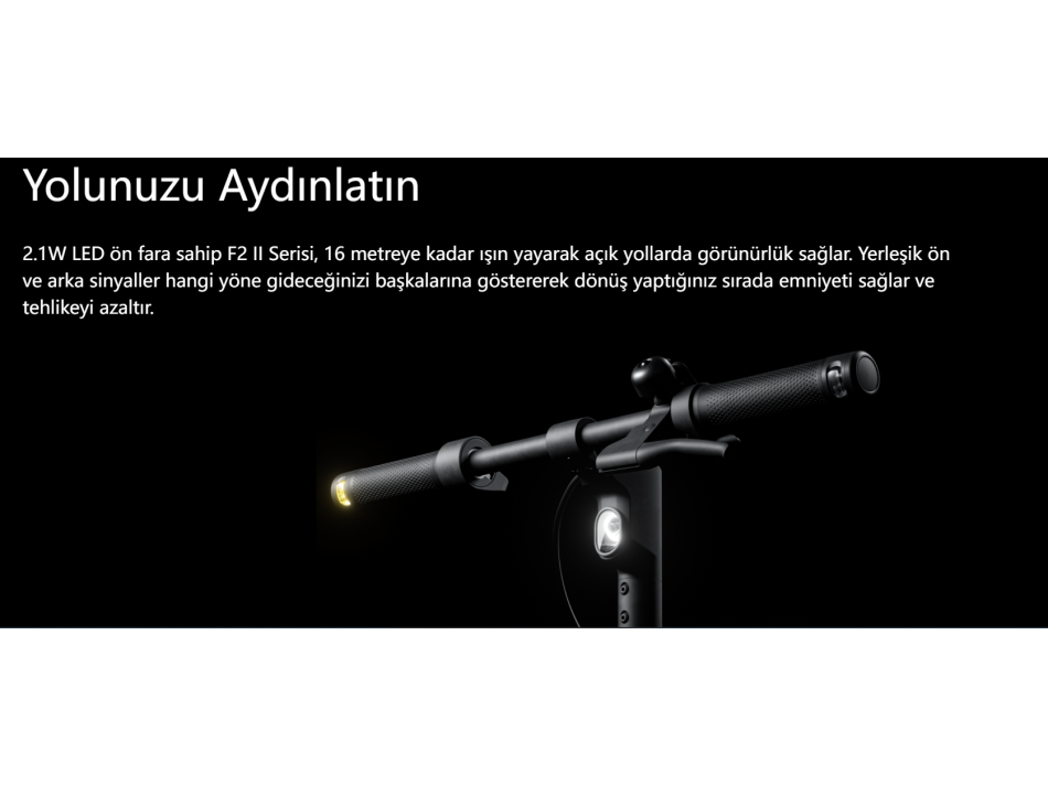SEGWAY F2 II ELEKTRİKLİ SCOOTER 