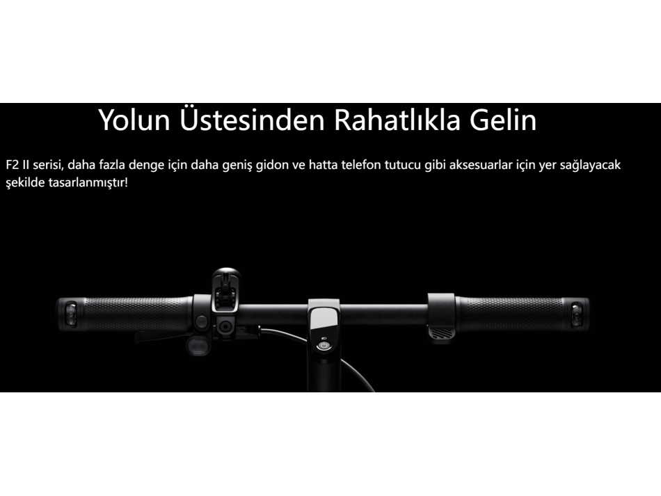 SEGWAY F2 II ELEKTRİKLİ SCOOTER 