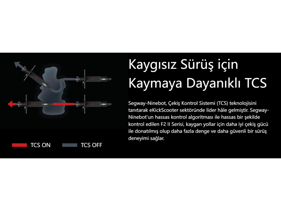 SEGWAY F2 II ELEKTRİKLİ SCOOTER 