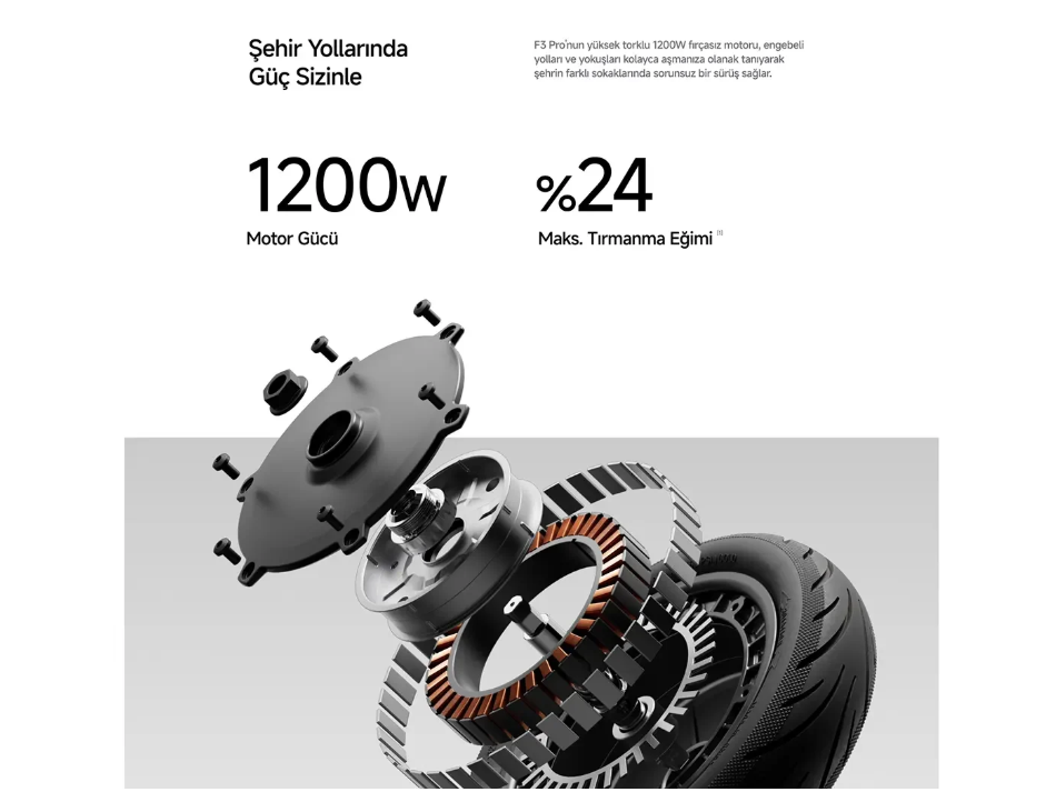 SEGWAY F3 PRO ELEKTRİKLİ SCOOTER