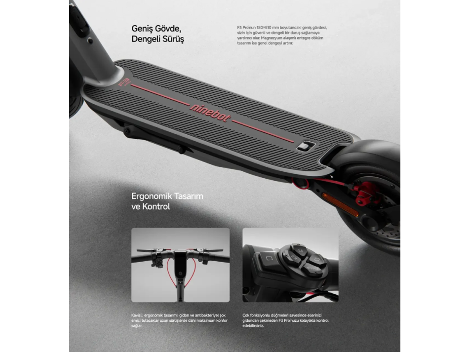 SEGWAY F3 PRO ELEKTRİKLİ SCOOTER