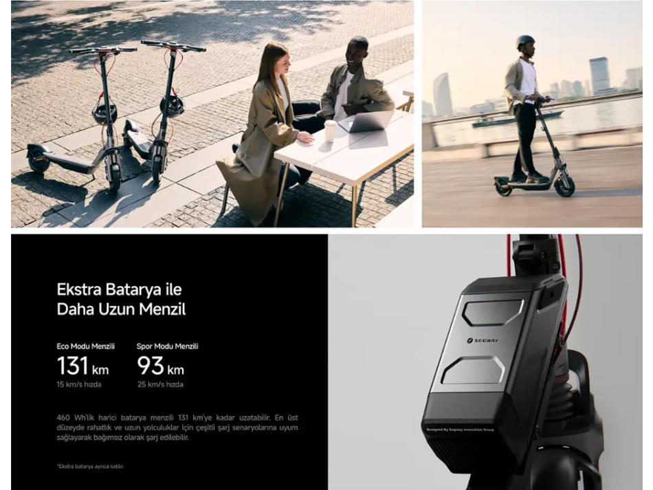 SEGWAY F3 PRO ELEKTRİKLİ SCOOTER