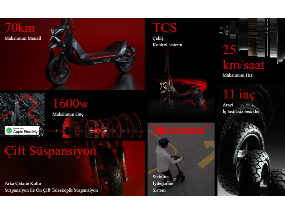 SEGWAY ZT3 PRO ELEKTRİKLİ SCOOTER