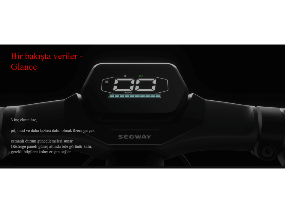 SEGWAY ZT3 PRO ELEKTRİKLİ SCOOTER
