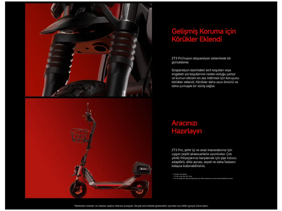 SEGWAY ZT3 PRO ELEKTRİKLİ SCOOTER