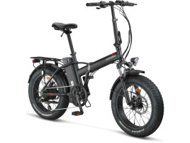 MOSSO 20" FREYA E-BIKE 7V HYD MAT SİYAH/KIRMIZI