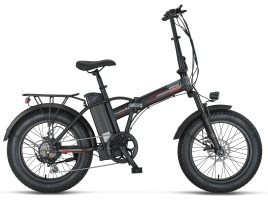 MOSSO 20" LUNARA E-BIKE 7V MD SİYAH/KIRMIZI