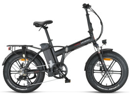 MOSSO 20" MAGNERA E-BIKE 7V HYD MAT SİYAH/KIRMIZI