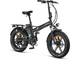 MOSSO 20" MAGNERA E-BIKE 7V HYD MAT SİYAH/KIRMIZI