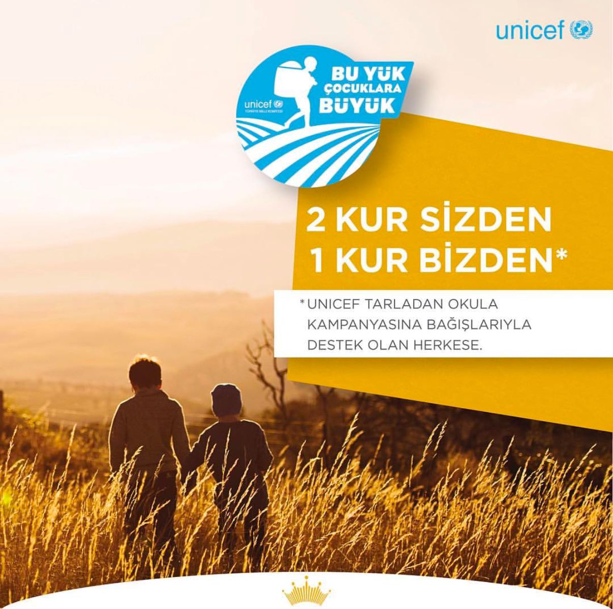 Tarladan Okula: UNICEF İş Birliğiyle Eğitime Destek